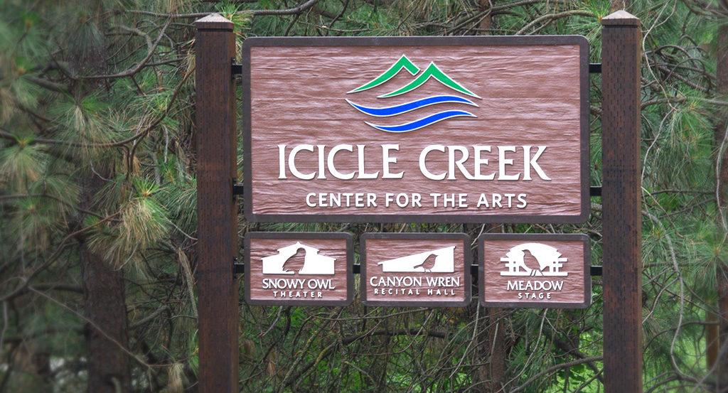 Icicle Creek Main Sign