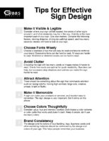 Tips for effective signage new